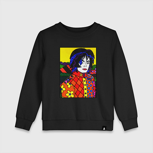 Детский свитшот Ромеро Бритто Майкл Джексон / Черный – фото 1