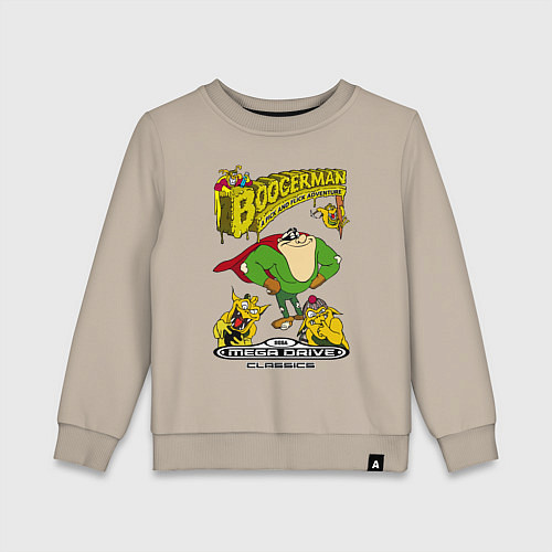 Детский свитшот Booger boy / Миндальный – фото 1