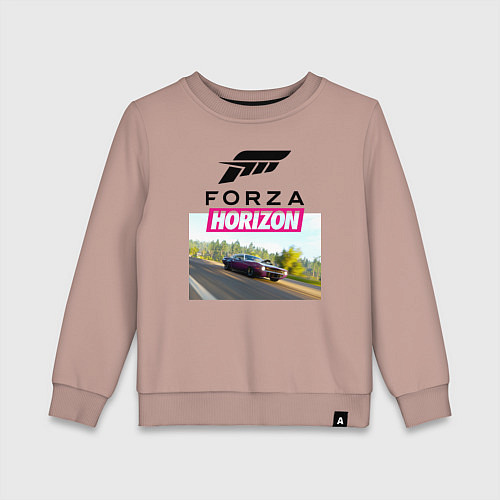Детский свитшот Forza Horizon 5 Plymouth Barracuda / Пыльно-розовый – фото 1