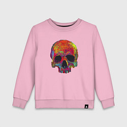 Детский свитшот Cool color skull