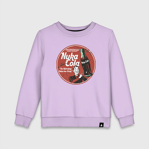 Детский свитшот Nuka Cola Ice Cold Retro / Лаванда – фото 1