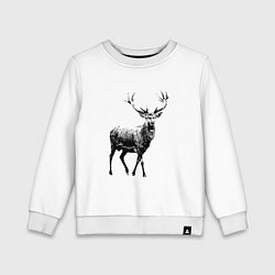 Детский свитшот Черный олень Black Deer