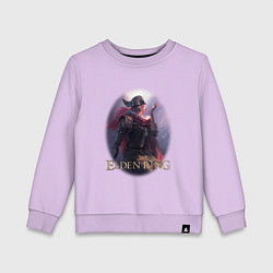 Свитшот хлопковый детский Elden Ring овал Элден ринг, цвет: лаванда