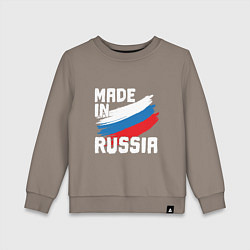 Свитшот хлопковый детский In Russia, цвет: утренний латте