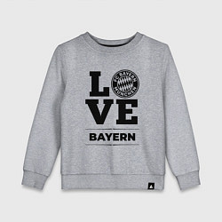 Свитшот хлопковый детский Bayern Love Классика, цвет: меланж