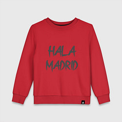 Свитшот хлопковый детский Hala - Madrid, цвет: красный