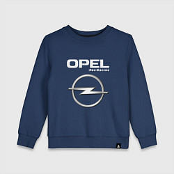 Свитшот хлопковый детский OPEL Pro Racing, цвет: тёмно-синий