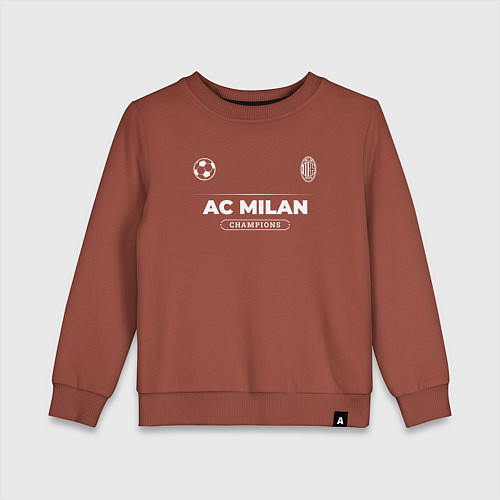 Детский свитшот AC Milan Форма Чемпионов / Кирпичный – фото 1