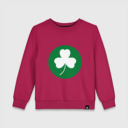Свитшот хлопковый детский Celtics Style, цвет: маджента