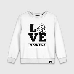 Свитшот хлопковый детский Elden Ring Love Classic, цвет: белый