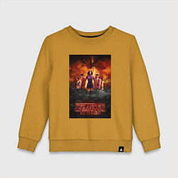 Детский свитшот Очень странные дела, персонажи