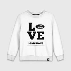 Детский свитшот Land Rover Love Classic