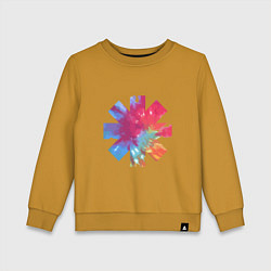 Свитшот хлопковый детский RHCP Color, цвет: горчичный