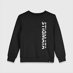 Свитшот хлопковый детский Stigmata ПРОТИВ ПРАВИЛ, цвет: черный