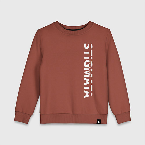 Детский свитшот Stigmata ПРОТИВ ПРАВИЛ / Кирпичный – фото 1