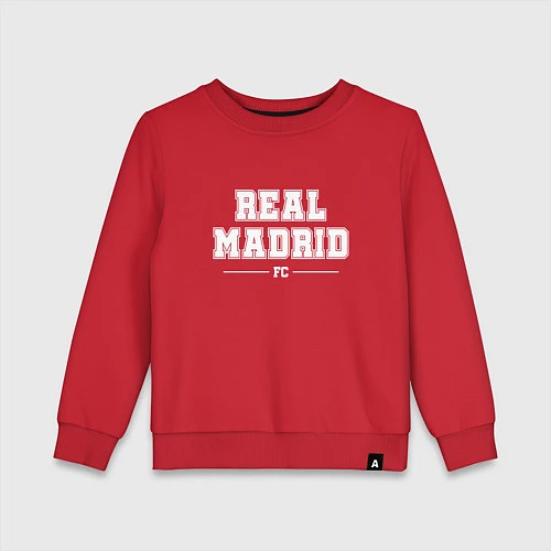 Детский свитшот Real Madrid Football Club Классика / Красный – фото 1