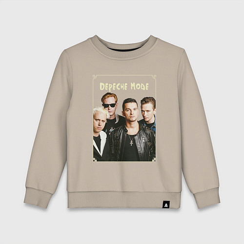 Детский свитшот Keep Calm and Enjoy the Silence - Depeche Mode / Миндальный – фото 1