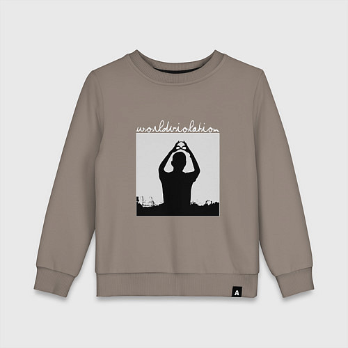 Детский свитшот World Violation Tour Depeche Mode / Утренний латте – фото 1