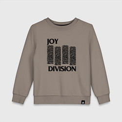 Свитшот хлопковый детский Joy Division - rock, цвет: утренний латте