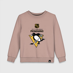 Детский свитшот Питтсбург Пингвинз НХЛ логотип
