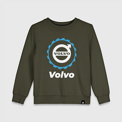 Свитшот хлопковый детский Volvo в стиле Top Gear, цвет: хаки