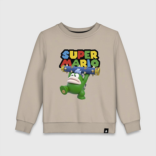 Детский свитшот Super Mario - Spike - Character / Миндальный – фото 1