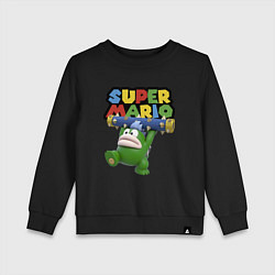 Свитшот хлопковый детский Super Mario - Spike - Character, цвет: черный