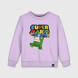 Свитшот хлопковый детский Super Mario - Spike - Character, цвет: лаванда