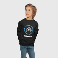 Свитшот хлопковый детский Citroen в стиле Top Gear, цвет: черный — фото 2