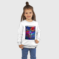 Свитшот хлопковый детский Статус чемпиона, цвет: белый — фото 2