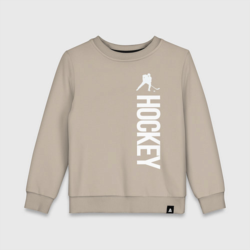 Детский свитшот Hockey / Миндальный – фото 1