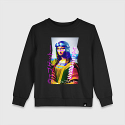 Свитшот хлопковый детский Gioconda - web ghetto - fashion style, цвет: черный