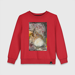 Свитшот хлопковый детский Autumn, цвет: красный
