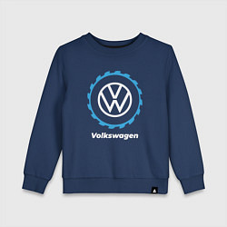 Свитшот хлопковый детский Volkswagen в стиле Top Gear, цвет: тёмно-синий