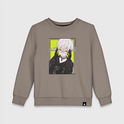 Свитшот хлопковый детский Андройд 9S, цвет: утренний латте