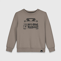 Свитшот хлопковый детский BMW old school, цвет: утренний латте