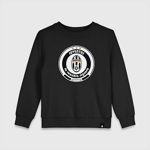 Детский свитшот Juventus club / Черный – фото 1