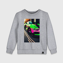 Свитшот хлопковый детский БМВ M3, цвет: меланж