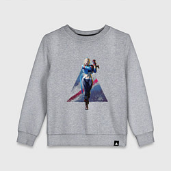Свитшот хлопковый детский Street Fighter 6 Cammy, цвет: меланж