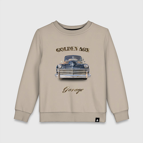 Детский свитшот Классический автомобиль Chrysler New Yorker / Миндальный – фото 1