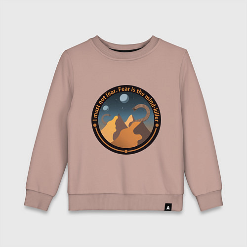 Детский свитшот Шаи-Хулуд / Пыльно-розовый – фото 1