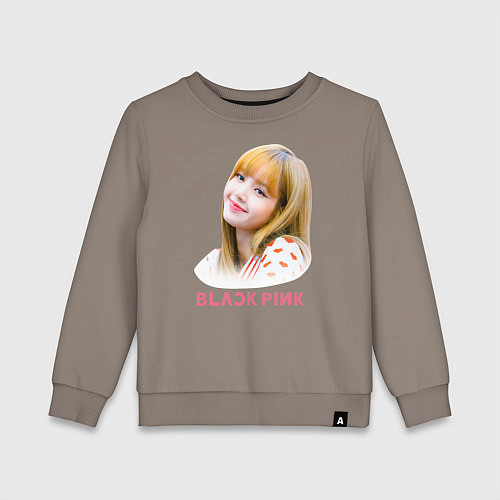 Детский свитшот Lisa Blackpink / Утренний латте – фото 1