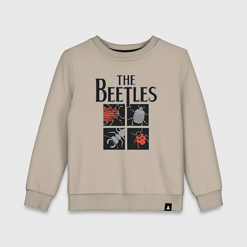 Детский свитшот Beetles / Миндальный – фото 1