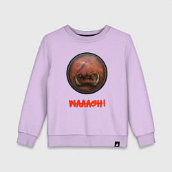 Свитшот хлопковый детский Жосткие Ребята Гримгора Warhammer: Total War, цвет: лаванда