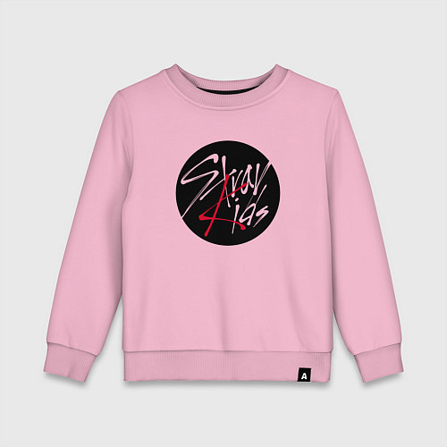 Детский свитшот Stray Kids logo / Светло-розовый – фото 1