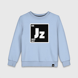 Свитшот хлопковый детский Jazz 1917, цвет: мягкое небо