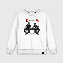 Свитшот хлопковый детский Depeche Mode 2023 Memento Mori - Dave & Martin 02, цвет: белый