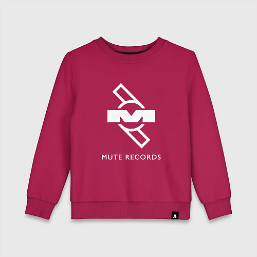 Детский свитшот Depeche Mode Mute Records Logo / Маджента – фото 1