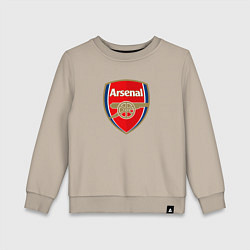 Свитшот хлопковый детский Arsenal fc sport, цвет: миндальный