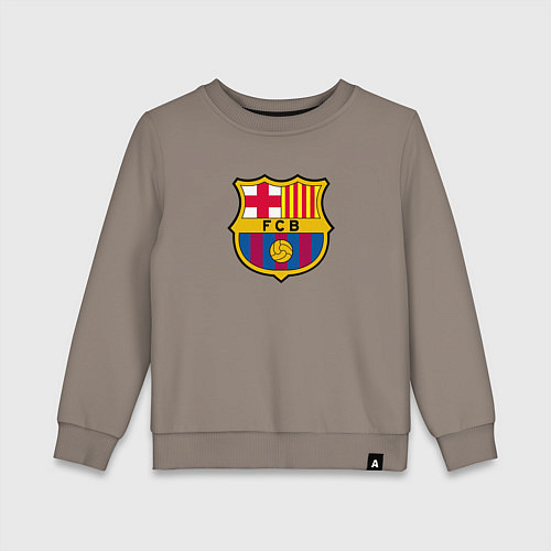 Детский свитшот Barcelona fc sport / Утренний латте – фото 1
